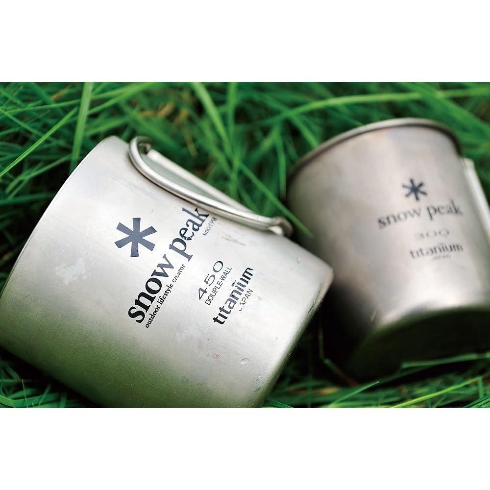 Snow Peak Titanium Double Mug 450 [Capacity 450ml] MG-053R