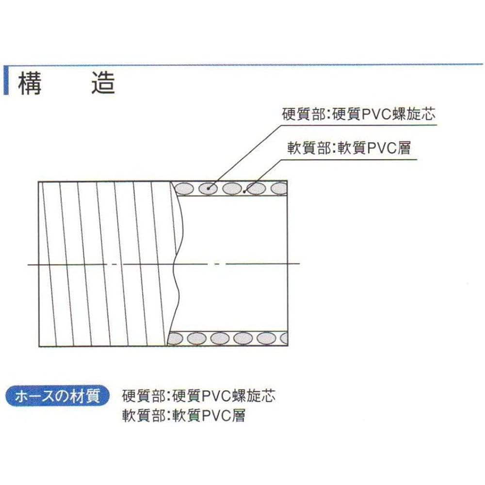 Kakuichi Earth Flow L (Suction Hose) 50mm 5M