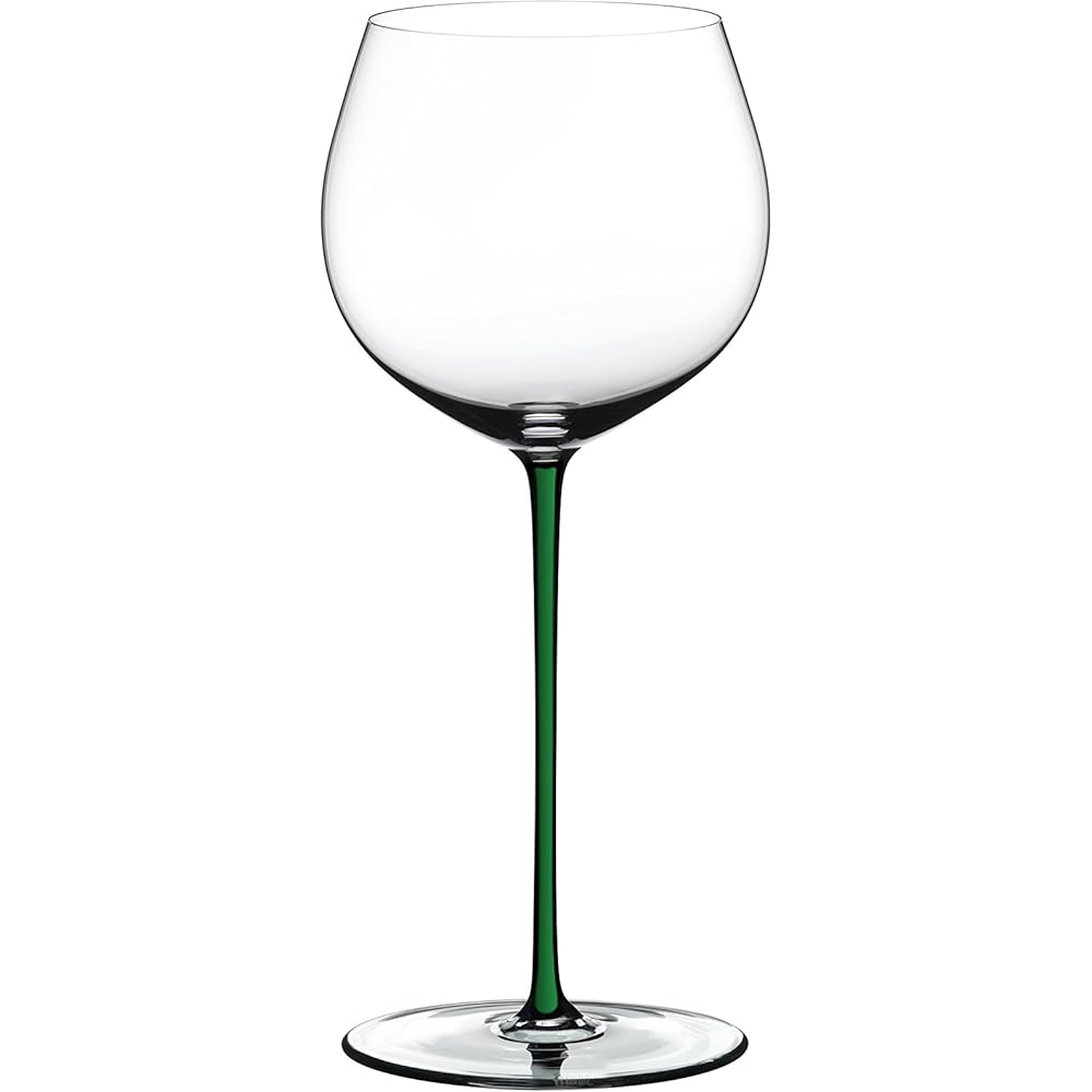 Riedel [Genuine Product] White Wine Glass Fat a Mano Oaked Chardonnay Green 620ml 4900/97G