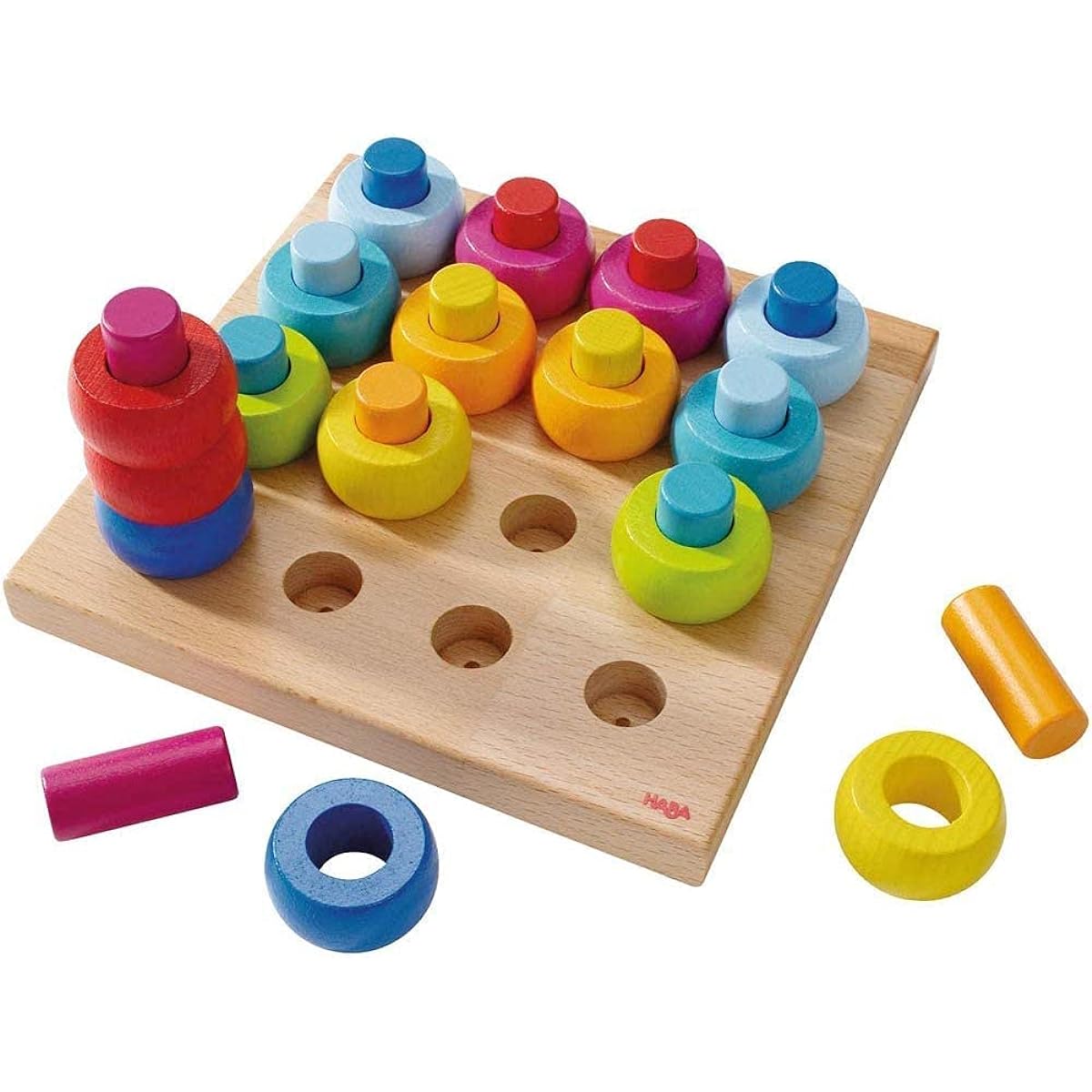 Haba Peg Play Rainbow Ring 2202