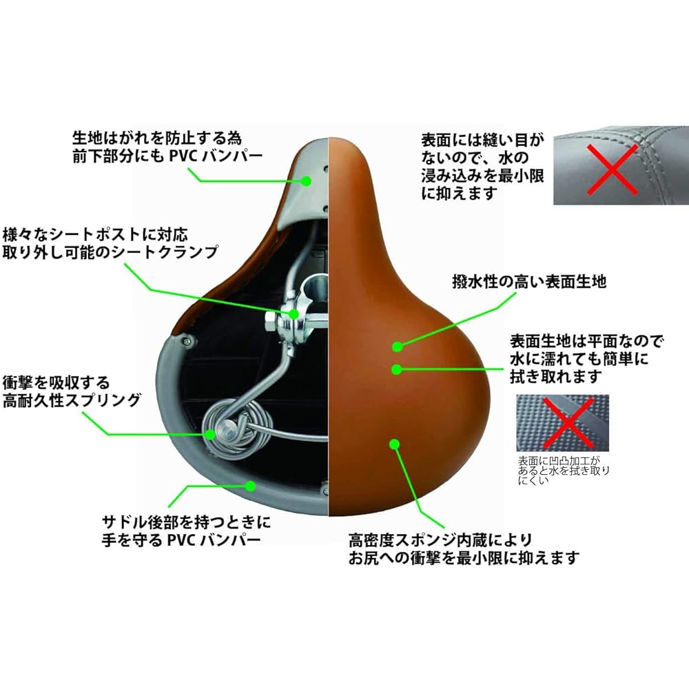 SHOYO large saddle SD-3 BR