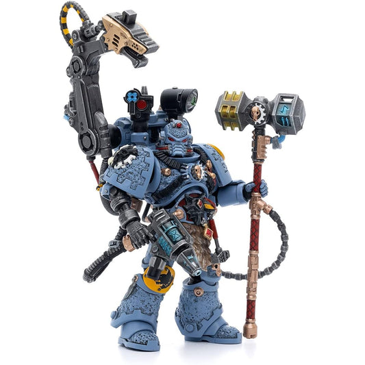 Joytoy Warhammer 40K 1/18 Action Figure Joy Toy Mech Figure Model Space Wolf Iron Priest Jorin Fellhammer