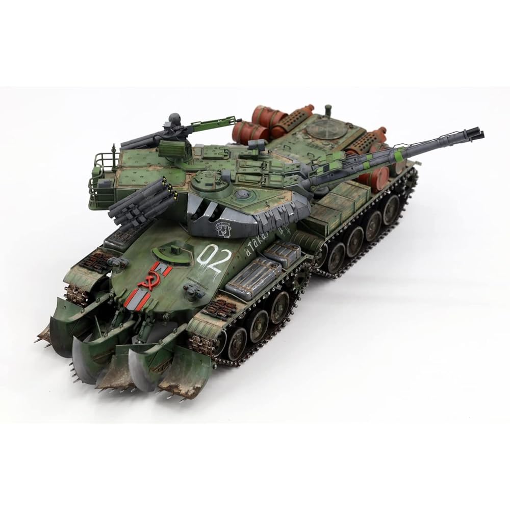 BORDER Border Model 1/35 Soviet Heavy Tank Apocalypse Color Coded Plastic Model BC001 Molding Color