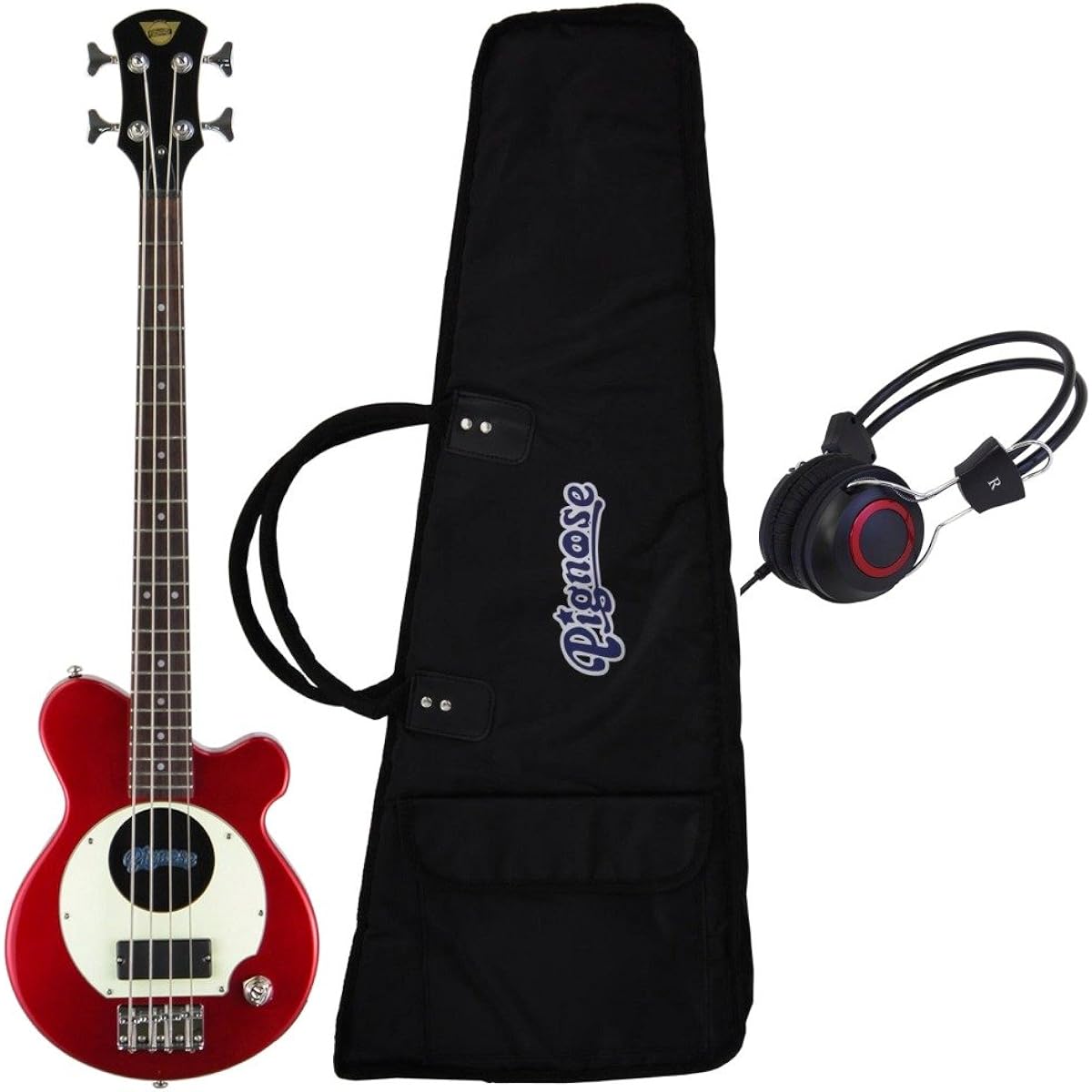 [With headphones] Pignose PGB-200 CA bass with built-in amplifier