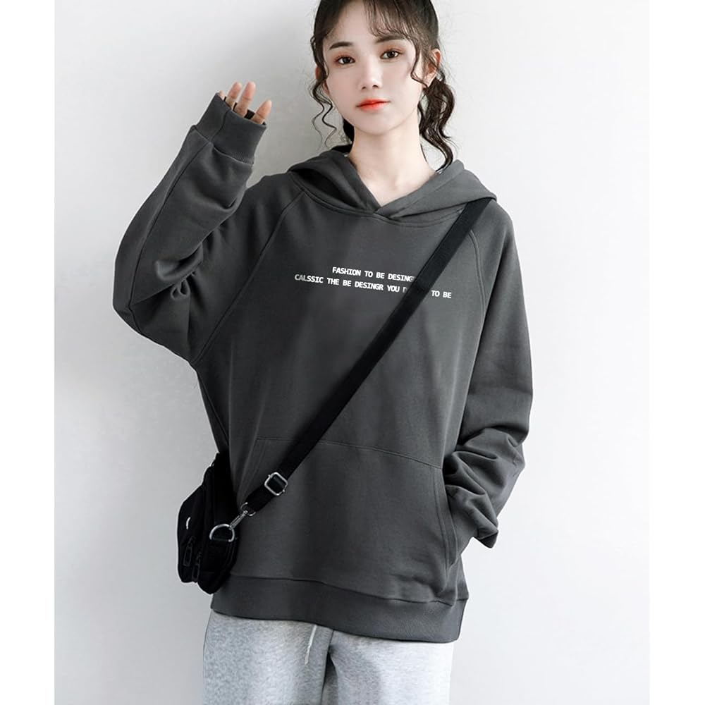 [EASTEMPO] Women's Parka, Spring, Loose, Cute, Plain, Stylish, Casual, Large Size