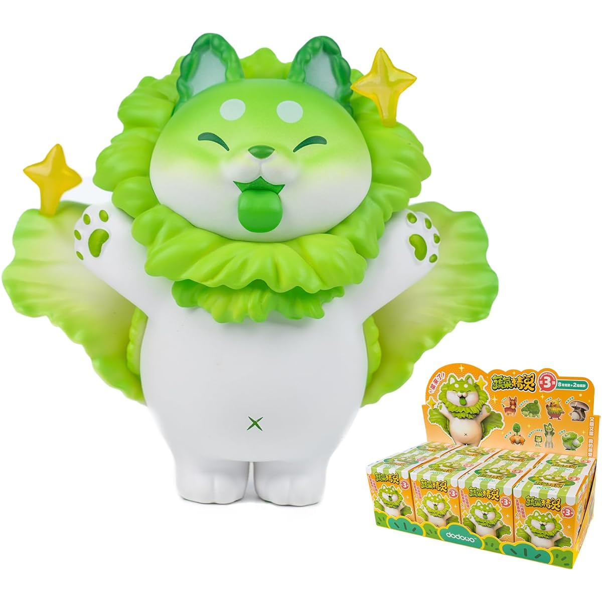 BEEMAI Vegetable Fairy Series Blind Box Set of 8 Random Design Cute Figure Collection Toy Birthday Gift