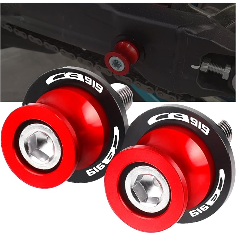Stand Screw Slider Motorcycle Accessories CNC Rear Cycloid Axis Slider Bracket Screw is very suitable for Honda CB919CB900F Hornet 20012002 2003 2004 2005 2006-2008 (Color: 1)