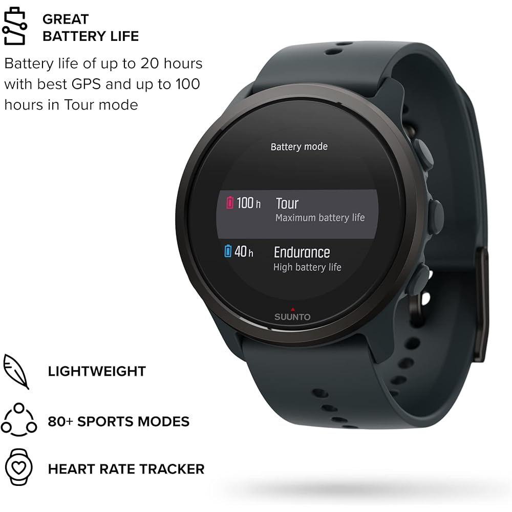 [Parallel Import] SUUNTO 5 Peak Compact GPS Sports Watch with Long Battery Life and Route Navigation