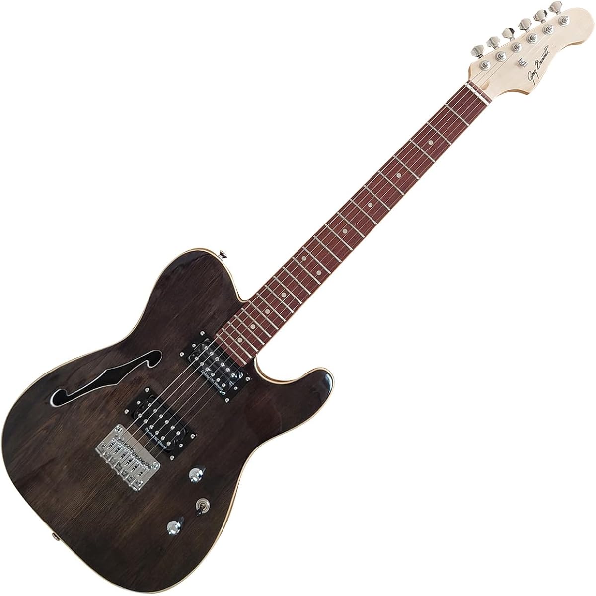 Greg Bennett STA-400SH TBK Electric Guitar Beginner 12-Piece Set [With Mini Amp] Telecaster Type Thinline Hollow Body Greg Bennett