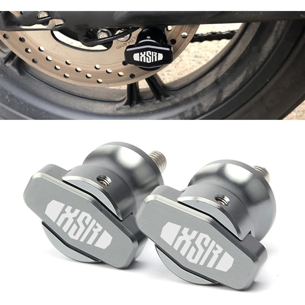 DOOREX 6mm Motorcycle CNC Accessories Swingarm Spool Stand Screw Slider For Yamaha XSR700 XSR900 XSR 700 900 2015 2016 2017 2018 2019 Swingarm Slider Spool (Size: Blue)