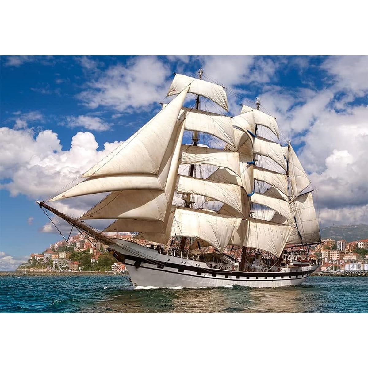 Castorland Jigsaw 500pc -tall Ship Leaving Harbour