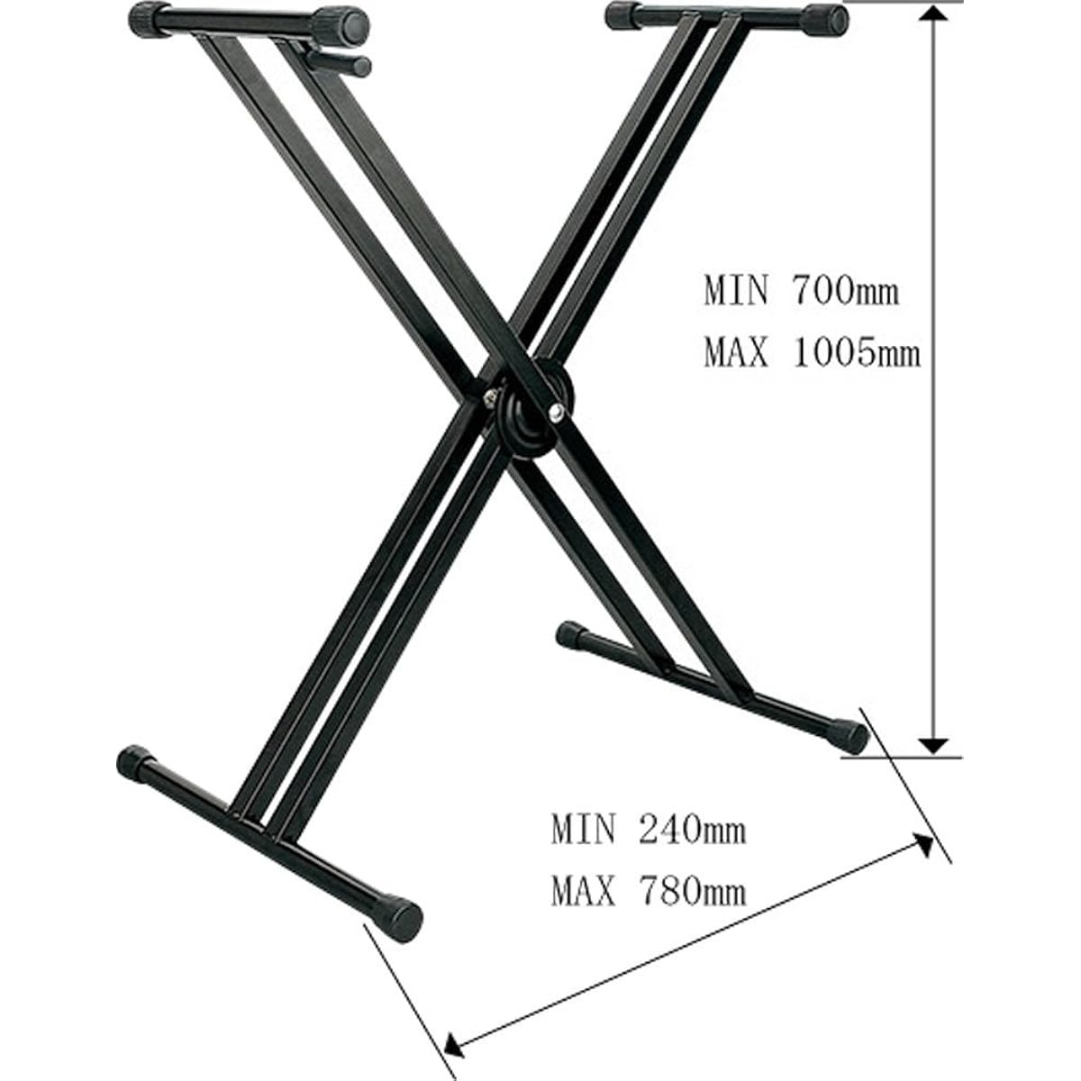 KC X-type keyboard stand & chair set KS5800 + KB4400/BK