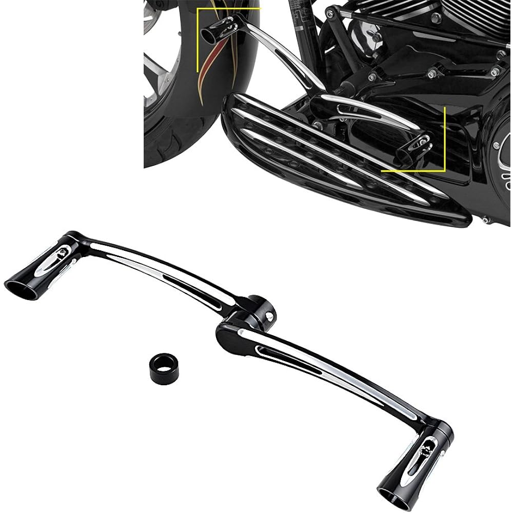 Combo Black Brake Arm + Toe Heel Gear Shift Lever + Gear Billet Linkage + Shifter Peg for 2014-2017 Harley Touring