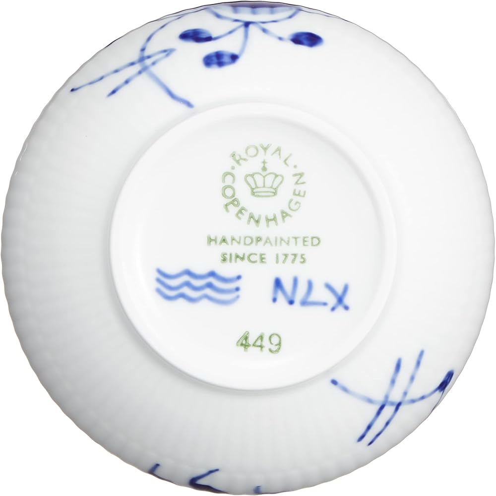 [Regular Imported Product] Royal Copenhagen Blue Fluted Mega Bowl 11cm 1027459 White Wedding Gift Present