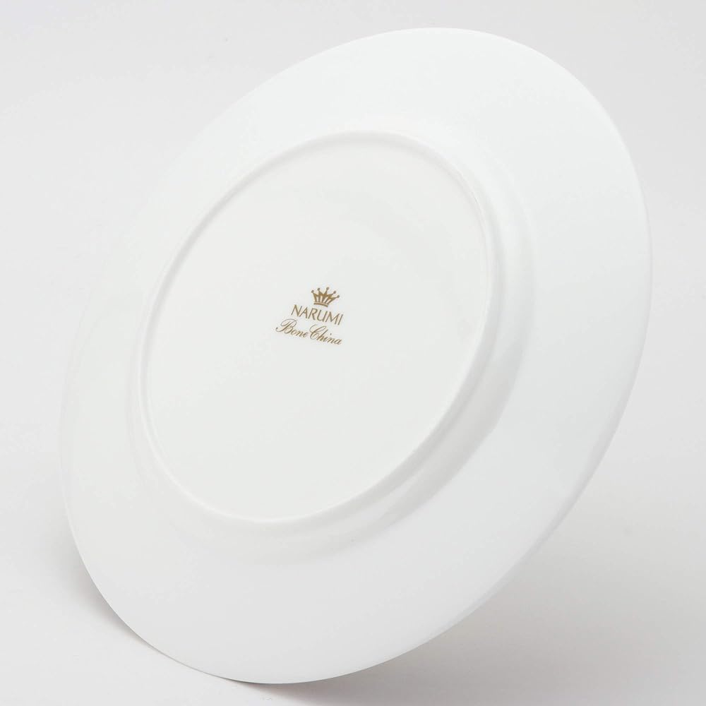 NARUMI Plate Dish Marron Gold Arabesque 27cm Brown Stylish A La Carte Plate Dinner Flat Plate Made in Japan 51640-1557