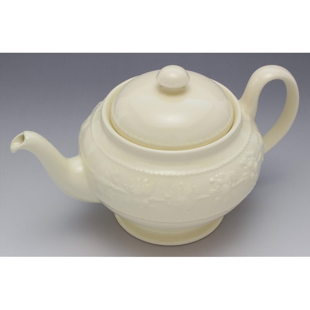 [Regular Imported Product] Wedgwood Festivity Ivory Teapot Wedding Gift Present 58951106080