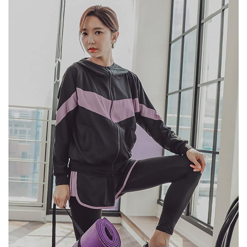 [IBTOM CASTLE] Yoga Wear, Women's Sportswear, Training Wear, Top and Bottom, Fitness Jersey, Sports Bra, Sweat Absorbent, Quick Drying