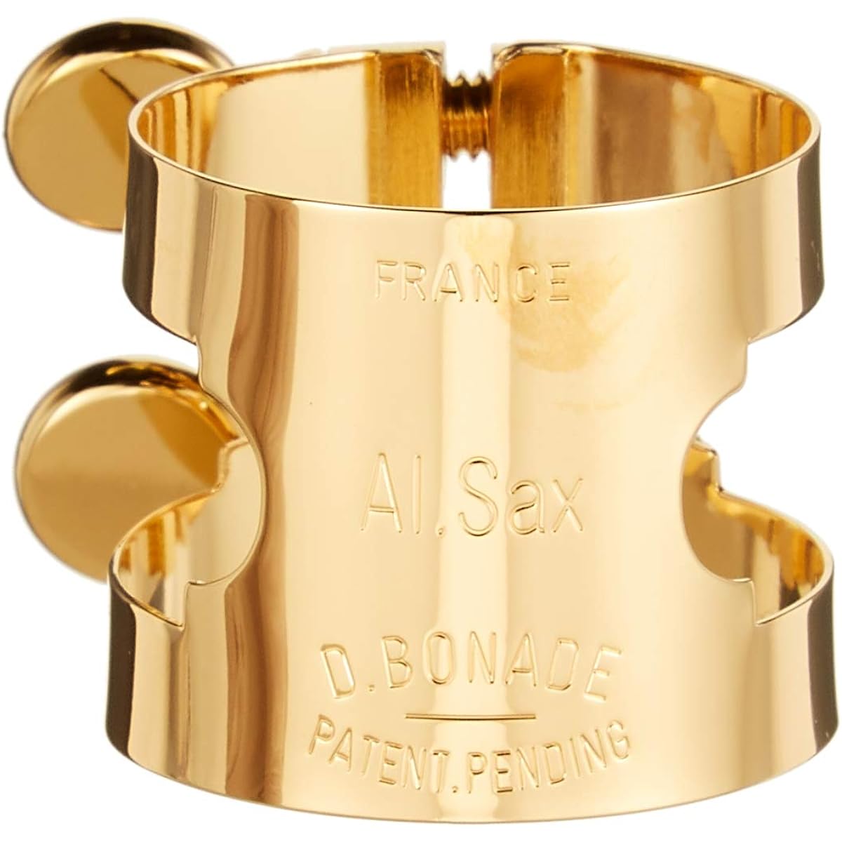 Bonnard Alto Saxophone Ligature Correct Tight Pink Gold Plate Finish (2254PG)