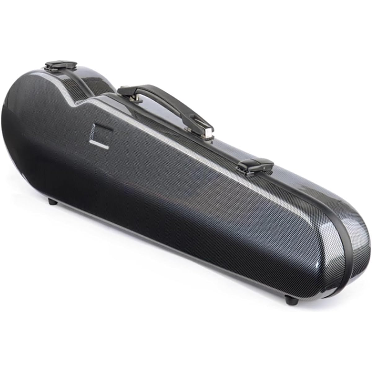 Violin Case, 4/4 Full Size Violin Hard Case with Hygrometer, Portable Lightweight Violin Case Backpack, Violin Backpacks for Violinists Made of Carbon Fiber, Violin Storage Case, Carry-On, Waterproof and Rainproof, Musical Instrument Accessories, Black