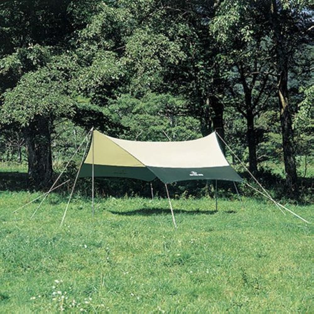 CAPTAIN STAG Camping Equipment Tent Tarp Sunshade Planar Hexa Tarp Set M-3155