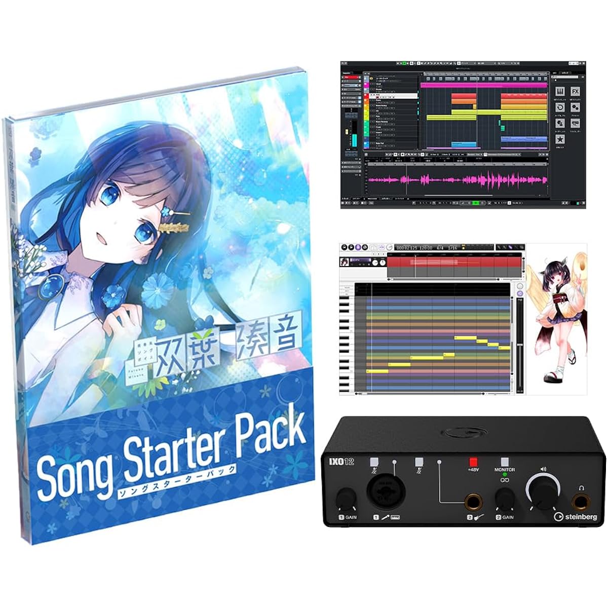 GASOLINE ALLEY CeVIO AI Futaba Minatone (DL version) Easy starter set Youth song voice Misawa Sachika Gasoline Alley