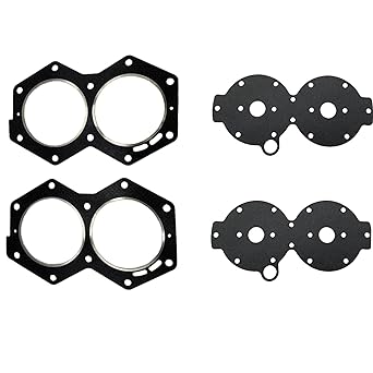 UANOFCN 318358 Head and Cover Gasket for Johnson Evinrude V4 88HP 90HP 100HP 115HP 140HP 318335 Sierra 18-2956 18-2873-9