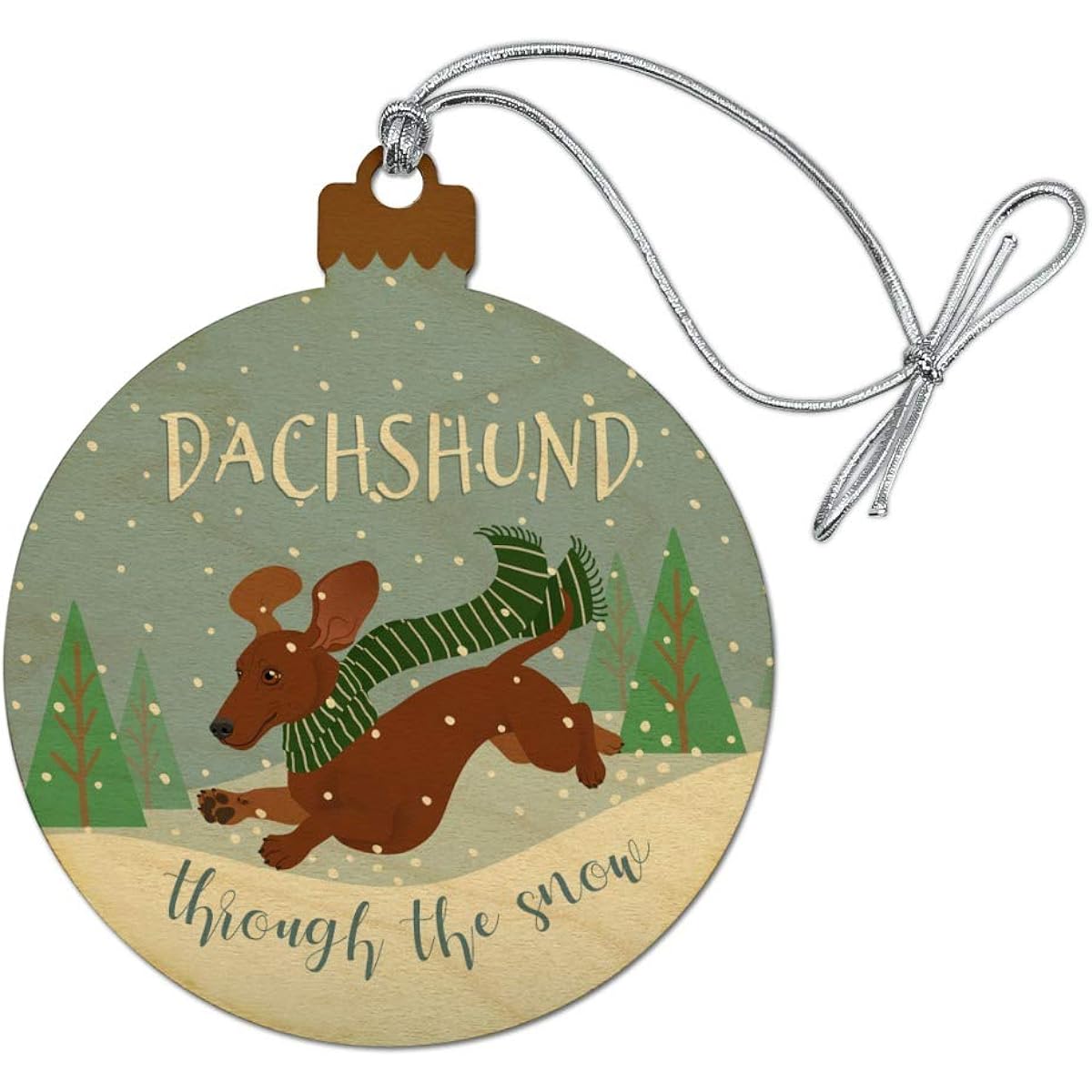 Through the Snow Winter Christmas Dash Hundred Dashwood Christmas Tree Holiday Ornaments