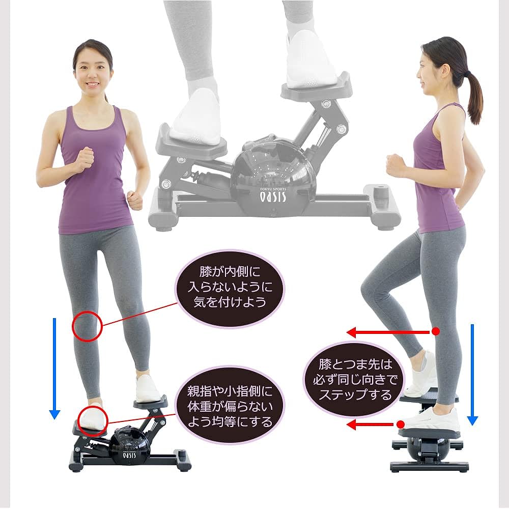 Tokyu Sports Oasis Aero Stepper SP-500 5 Year Product Warranty Aerobic Exercise Continuous Use Approximately 60 Minutes Quiet