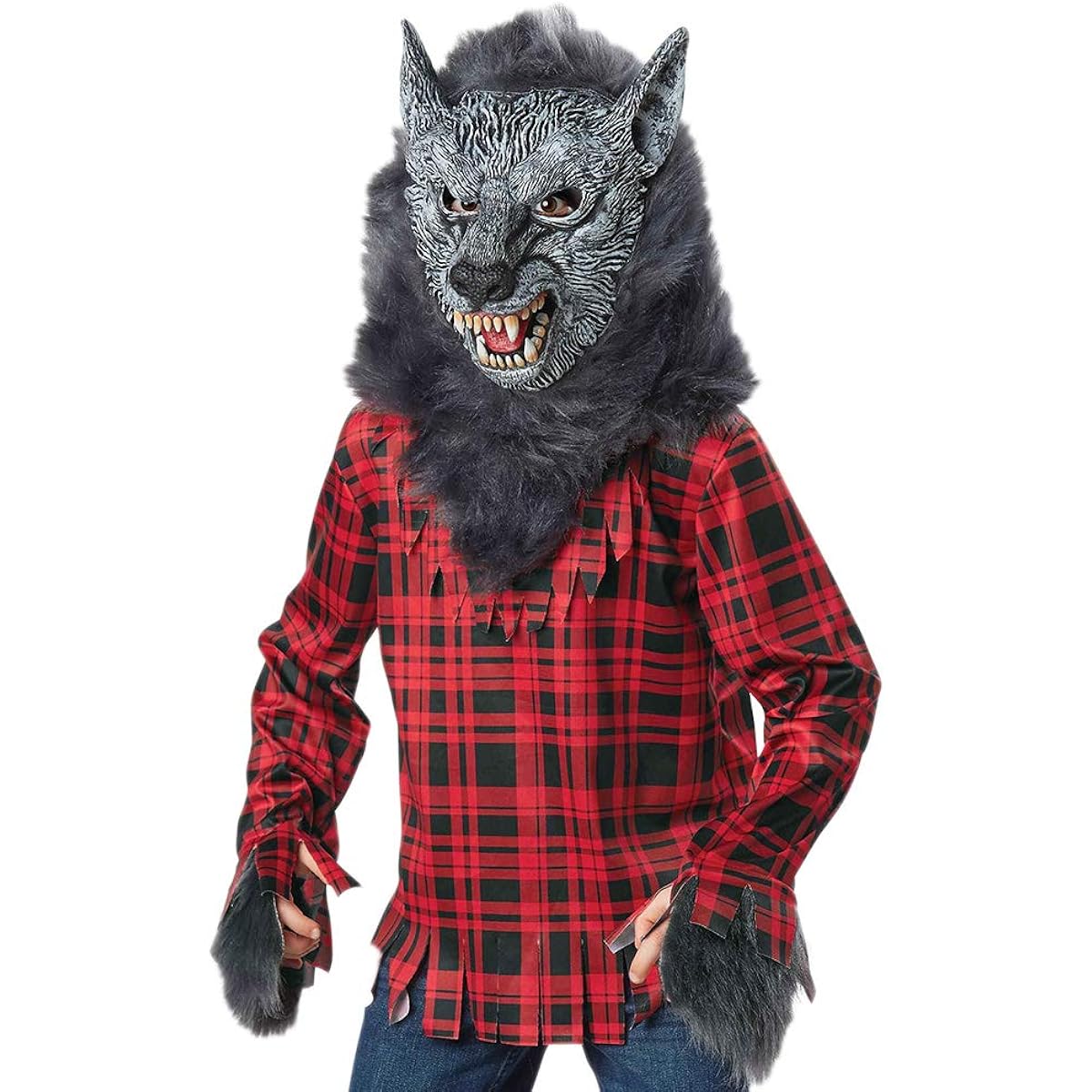 Seasons Direct Halloween Boys Grey Full Moon Werewolf Costume