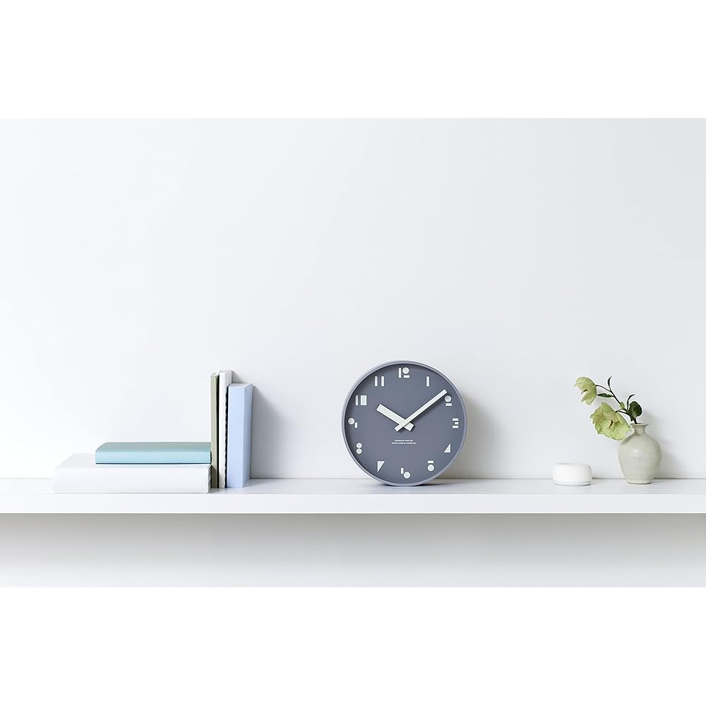 Lemnos Wall Clock Analog Quartz Watch MSS Gray M,S,S. SYO21-04 GY Lemnos Lemnos Diameter 20cm Thickness 4cm