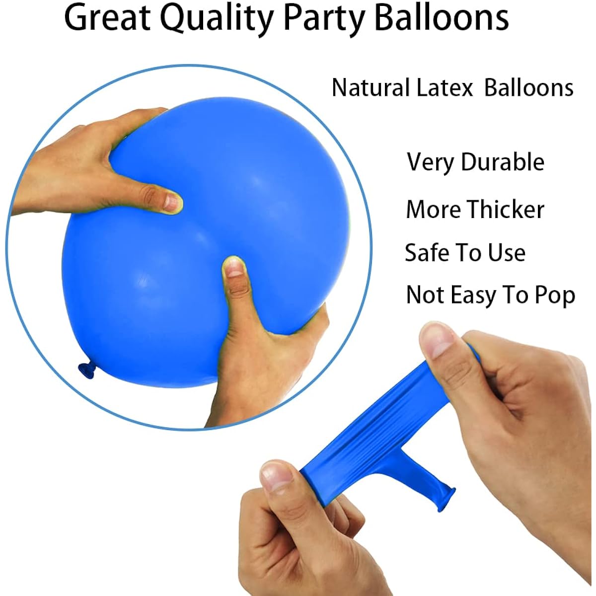Royal Blue Balloons 18" 12" 10" 5" 85pcs Dark Blue Latex Party Balloons for Halloween Christmas Thanksgiving Baby Shower Birthday Party Decorations Wedding Anniversary Graduation