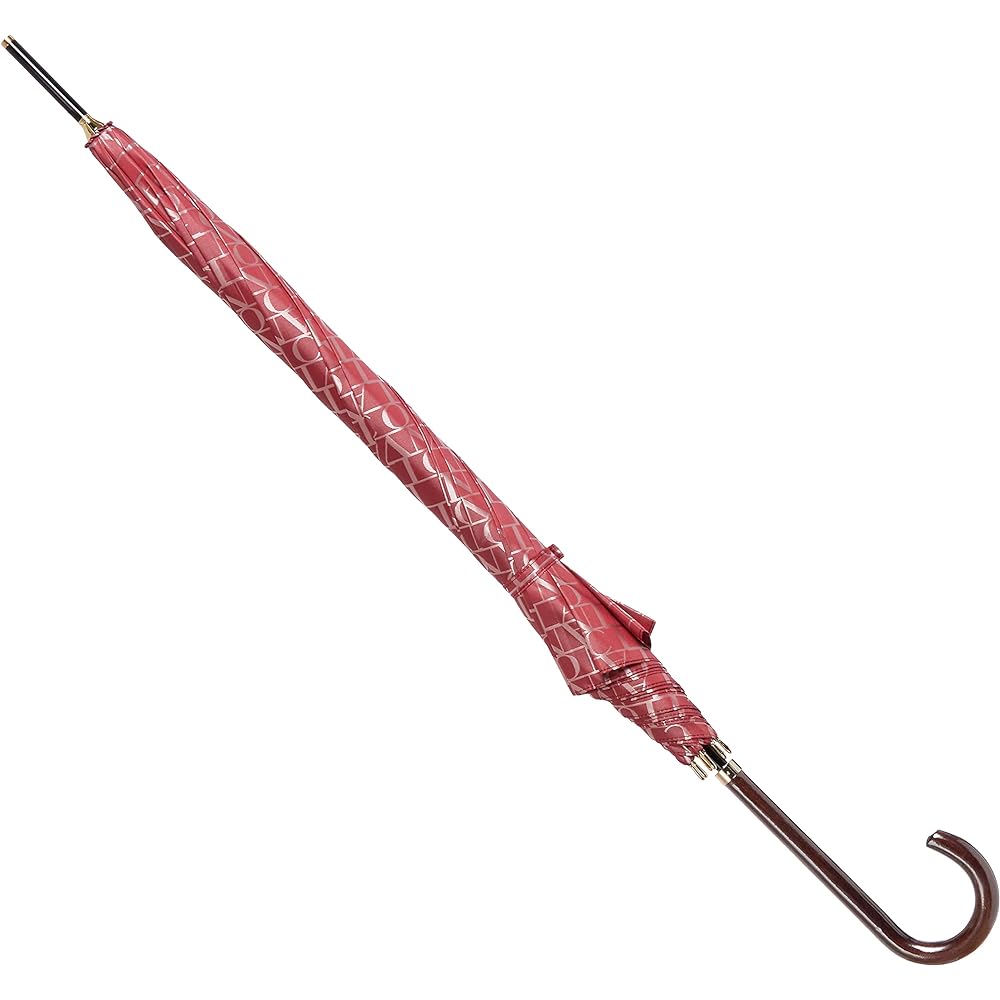 MOONBAT LANVIN COLLECTION Logo Jacquard Umbrella Long Umbrella Red Rib Length: Approx. 60cm