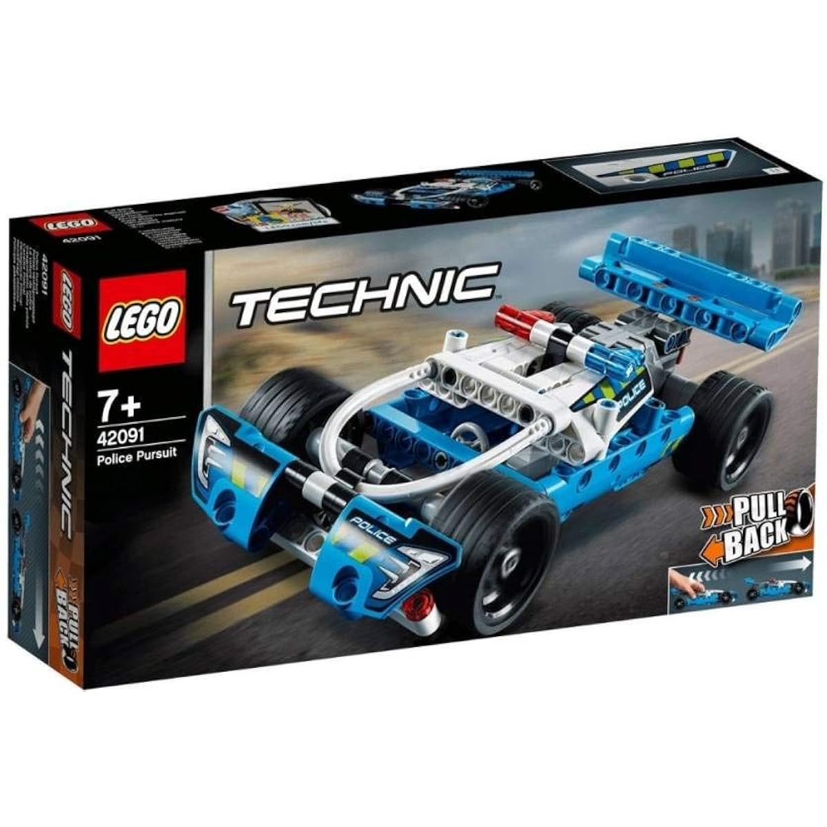 LEGO Technic Police Pursuit 42091 Building Kit , New 2019 (120 Piece)