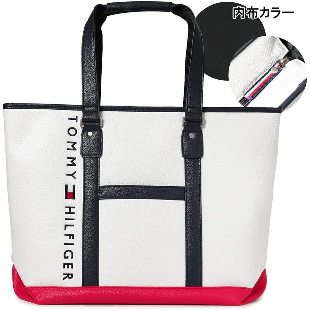 [Tommy Hilfiger] Golf Tote Bag Locker Tote THMG7SB1 THE FACE Large Capacity Large