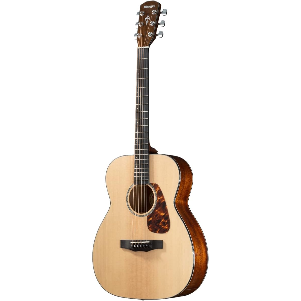 Morris F-025 NAT Solid Spruce Top Morris Folk Size Acoustic Guitar Acoustic Guitar Beginner Gloss Finish Natural