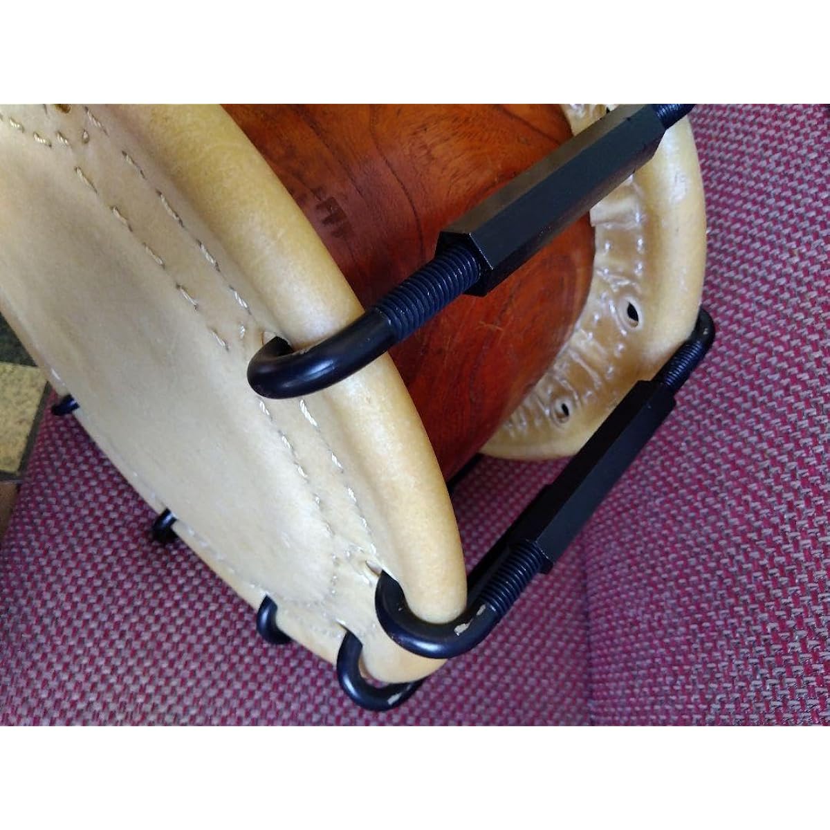 Two-piece shime-daiko drum set for 7-inch drums