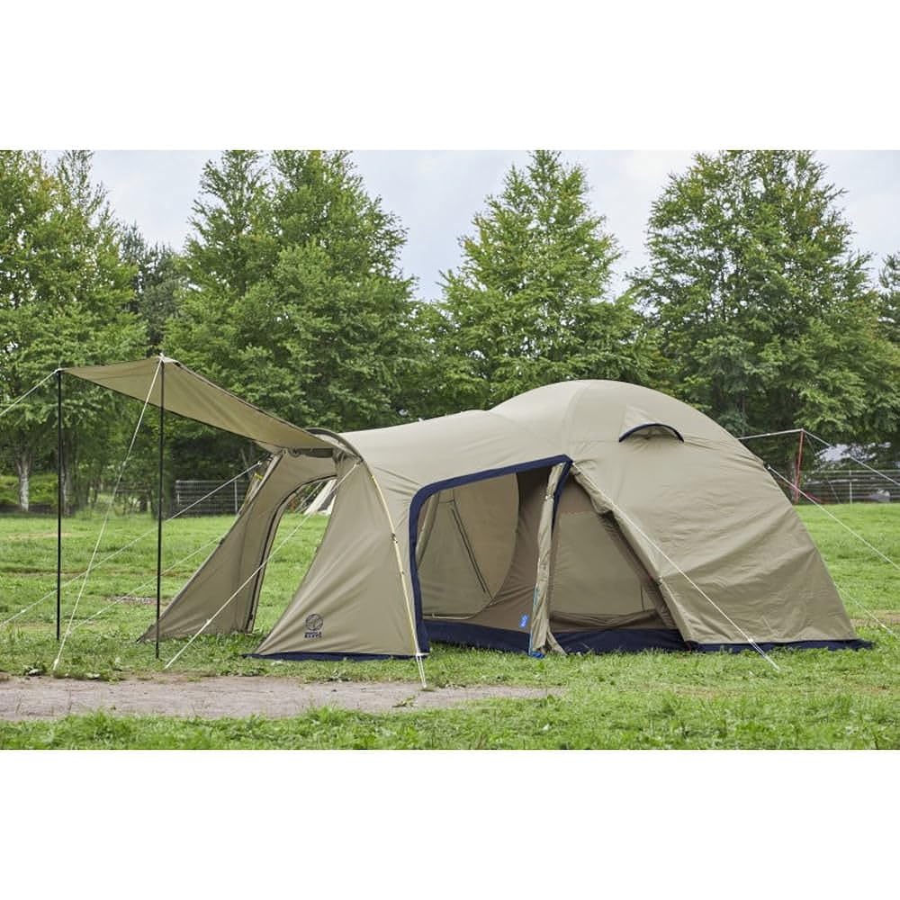 Whole Earth Family Tent Camping for 3-4 People Earth Dome 240 WE2KDA09 SBEG Easy Setup Compact (Sand Beige/FF)