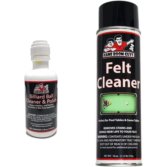 Game Room Guys Pool Ball Cleaner Polish and Felt Cleaner