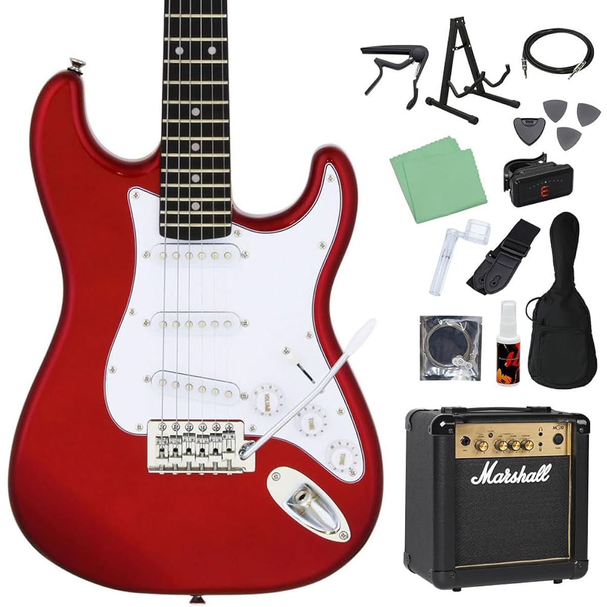 LEGEND LST-MINI CA Electric Guitar Beginner 14-piece Set [Includes MG10] Legend