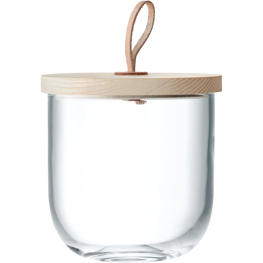 LSA Ivalo Glass Container & Ash Lid Height 15.5cm G1085-15-301