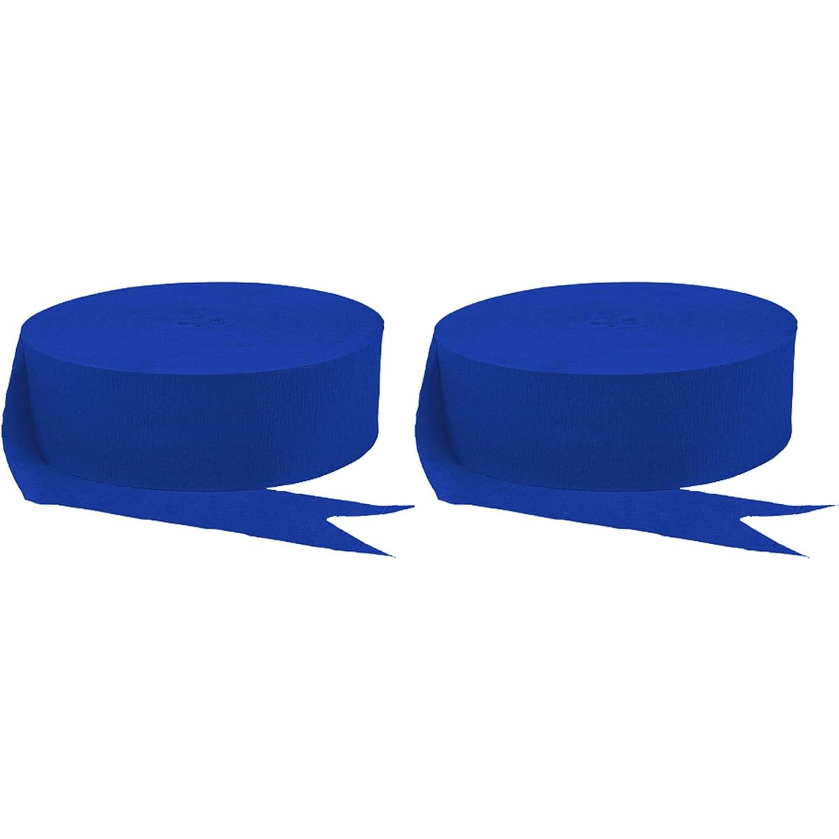 Crepe Streamer 2 Pack Bulk Bundle Saver (Bright Royal Blue 1000ft)