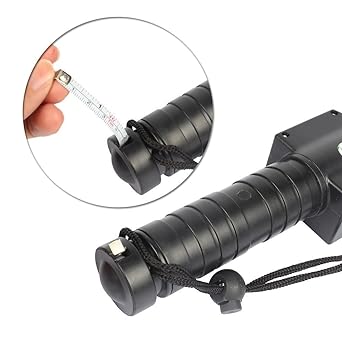 [Orld fishing gear] Fish catcher with weight measurement function, electronic scale/new type of digital display! Long-term warranty included Fish gripper Lightweight and compact Fishing essentials Weighing Fish gripper Fish grip Fishing gripper Black Bla
