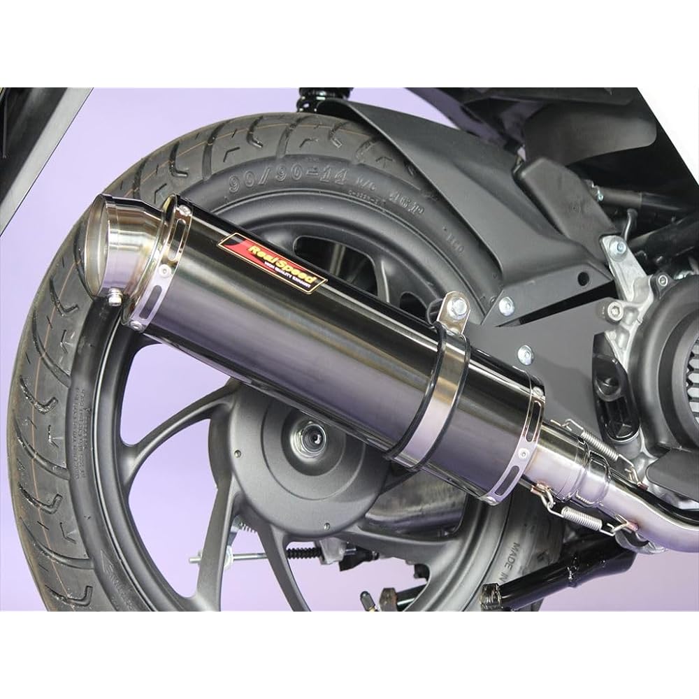 Realspeed Honda Dio110 Dio 110 (2BJ-JK03) Bike Muffler Cougar Stainless Steel Black Color Muffler RSP-CGA-013
