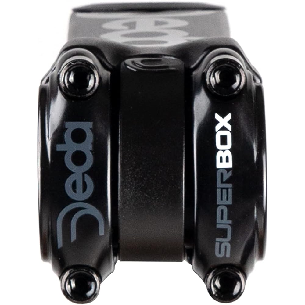 DEDA SUPERBOX POB 31.7/70 DCR Stem Angle: 82 degrees Height: 32mm (47mm with topcover) Color: Polished on Black