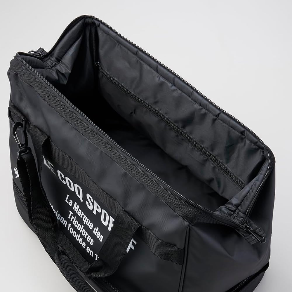 [Le Coq Sportif] Boston Bag Double Layer Shoe Storage Clasp Type Shoulder Belt Golf QQBXJA01