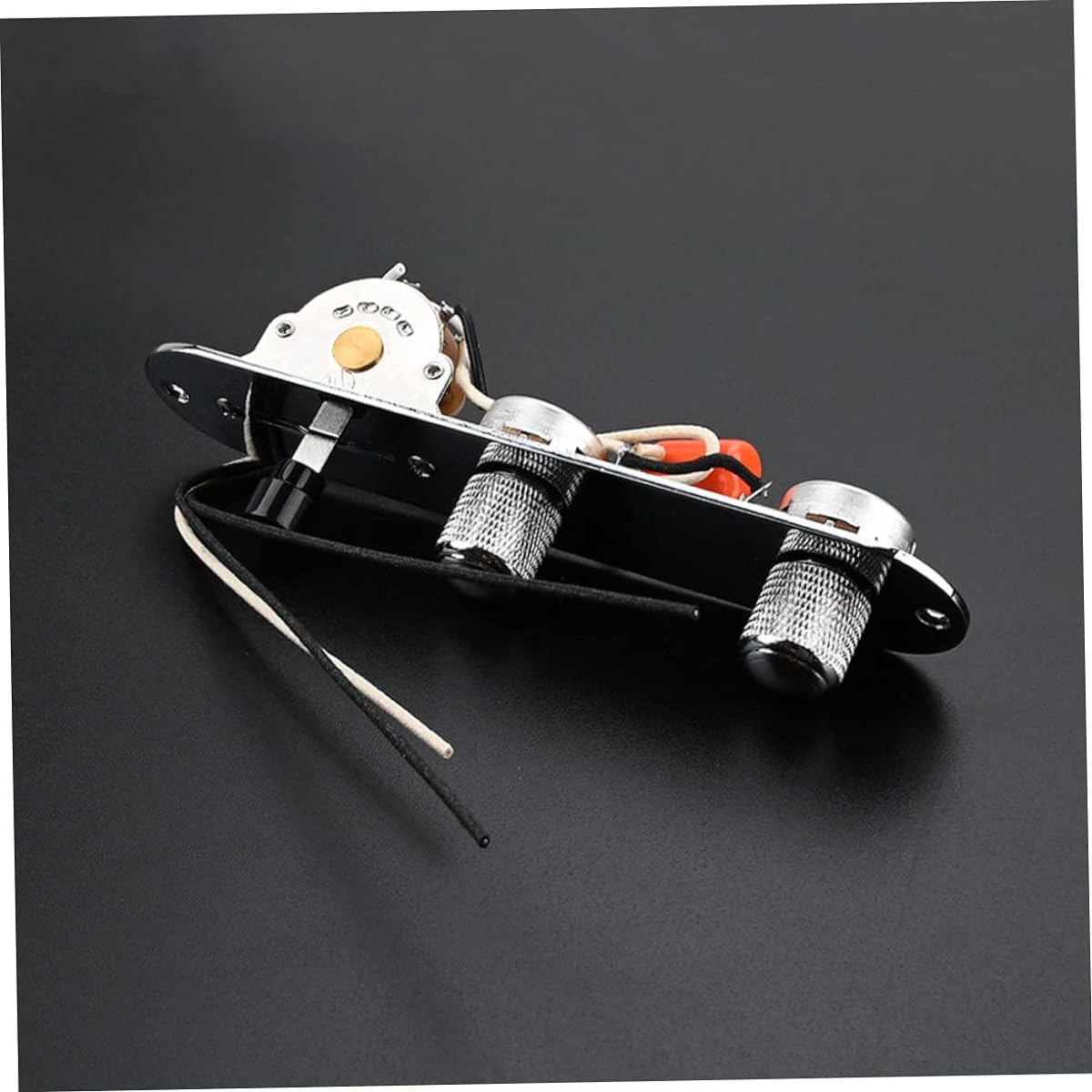 VICASKY 5pcs Iron Line Guitar Control Plate Loaded Control Plate Guitar Accessories Electric Guitar Wired Control Plate Guitar Parts Wired Control Panel