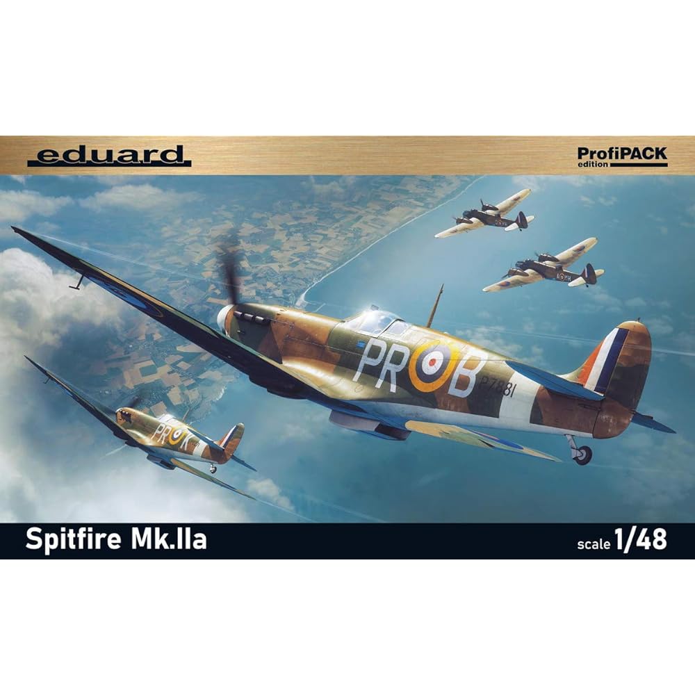 Eduard 1/48 Profipack Royal Air Force Supermarine Spitfire Mk.2a Plastic Model EDU82153