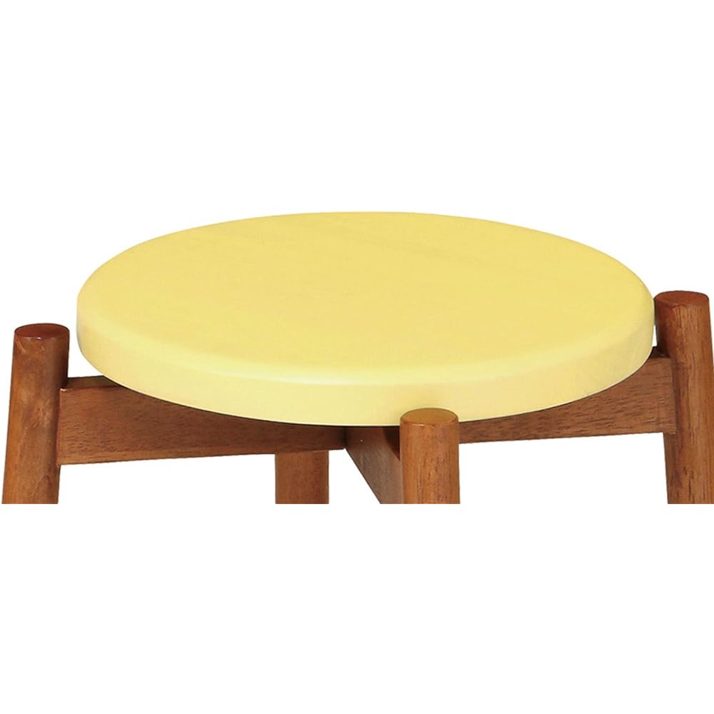 Hiroki Compass Stool Yellow COMPASS-BR(YE)