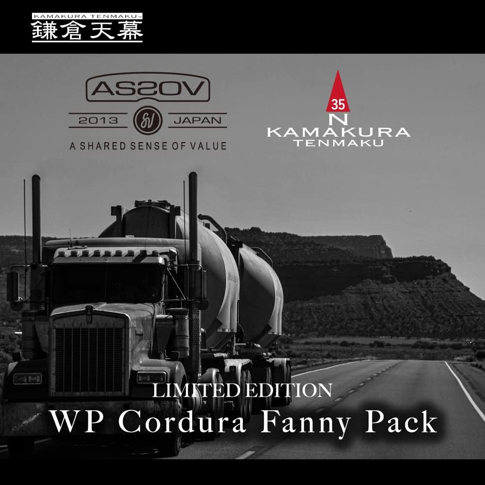 Kamakura tent×AS2OV KAMAKURA TENMAKU WATER PROOF CORDURA 305D FANNY PACK fanny pack