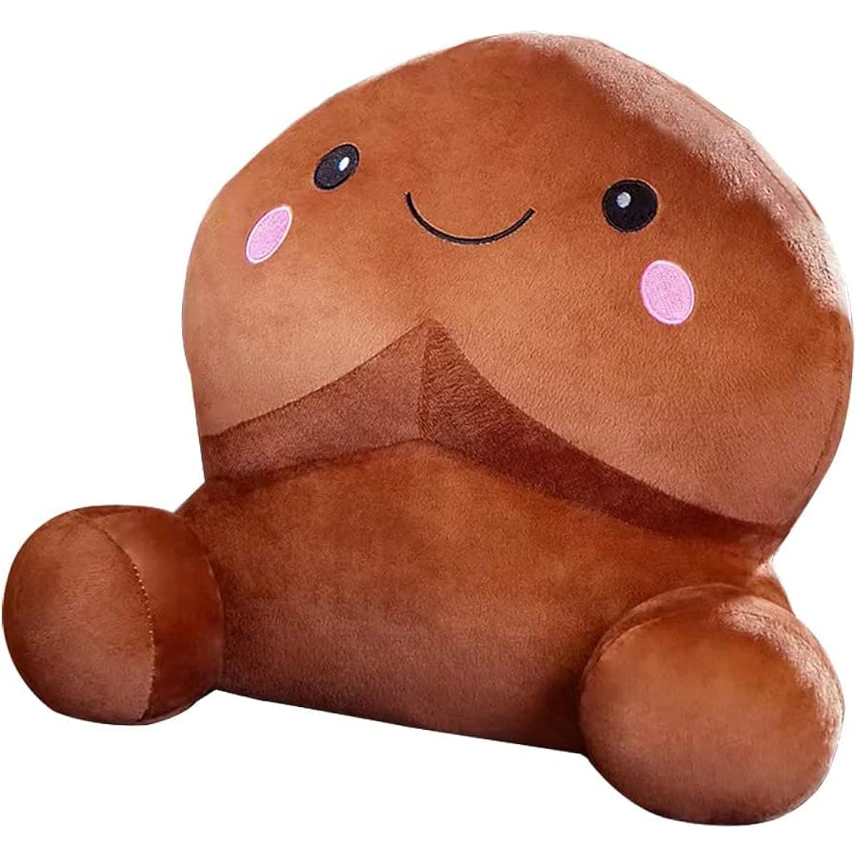 RZUFZPNB Funny Plush Pillow 3D Cartoon Soft Stuffed Animals Home Decoration Pillow Prank Christmas Funny Gift(35x45cm)